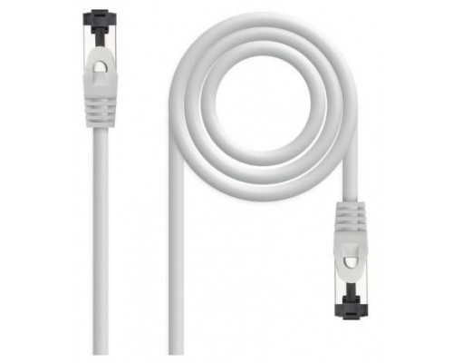 CABLE DE RED LATIGUILLO SSTP CAT8.1 AWG26 2 M GRIS NANOCABLE