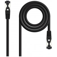 Nanocable Cable red Cat. 8.1 2GHZ SSTP Negro 7m