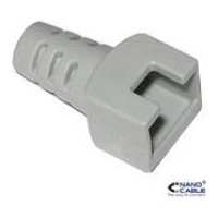 Nanocable Funda Conector RJ45 Plastico Gris 10 Und