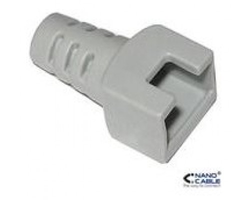 Nanocable Funda Conector RJ45 Plastico Gris 10 Und