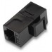 EMPALME RJ45 CAT.6 UTP NEGRO NANOCABLE