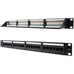 Panel parcheo nanocable 24 puertos rj45-MR5 Panel parcheo nanocable 24 puertos rj45