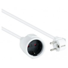 CABLE ALIMENTACION ALARGADOR SCHUKO 3 M BLANCO NANOCABLE