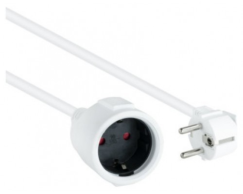 CABLE ALIMENTACION ALARGADOR SCHUKO 3 M BLANCO NANOCABLE