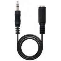 CABLE AUDIO ESTEREO JACK 3.5/ H- JACK 3.5/M 1.5 M NANOCABLE