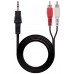 CABLE AUDIO ESTEREO JACK 3.5/ M-2xRCA/M 1.5M NANOCABLE