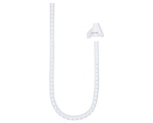 ORGANIZADOR DE CABLES FLEXIBLE 25MM 1 M BLANCO NANOCABLE