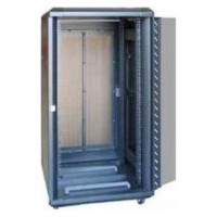 ARMARIO DE SUELO RACK 19"" 22U 600x600 PUERTA CRISTAL
