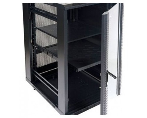 ARMARIO DE SUELO RACK 19"" 22U 600x1000 PUERTA CRISTAL