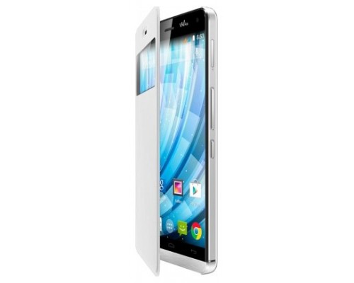 FUNDA CON TAPA GETAWAY WHITE WIKO