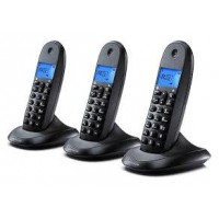 MOTOROLA C1003 CB+ Telefono DECT Negro Trio