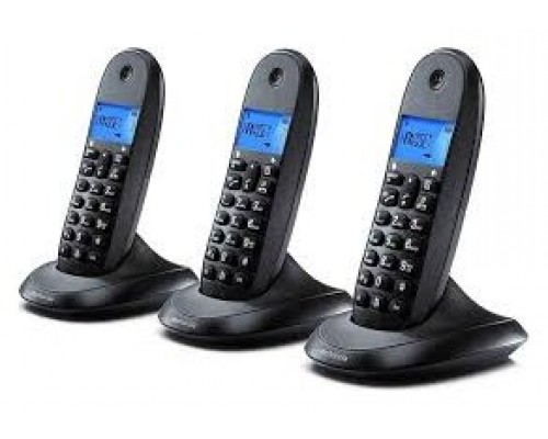 MOTOROLA C1003 CB+ Telefono DECT Negro Trio