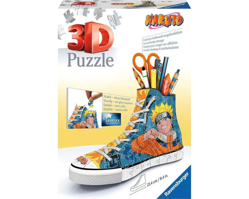 Puzzle 3d ravensburger sneaker -  naruto