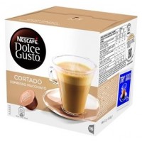 CAPSULAS CAFETERA CORTADO DOLCE GUSTO CORTADO 3 PAQUETES x 16 UNIDADES (48 Cápsulas)