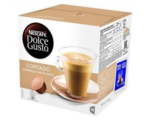 CAPSULAS CAFETERA CORTADO DOLCE GUSTO CORTADO 3 PAQUETES x 16 UNIDADES (48 Cápsulas)