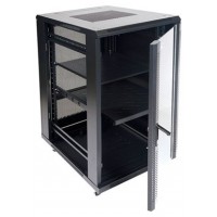ARMARIO DE SUELO RACK 19"" 22U 600x800 PUERTA CRISTAL