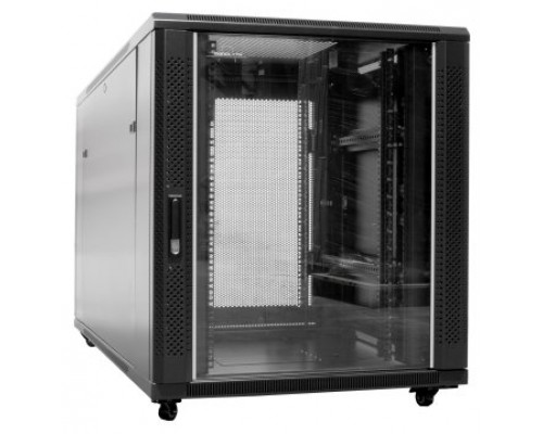 ARMARIO DE SUELO RACK 19"" 18U 600x1000 PUERTA DE CRISTAL