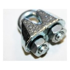 Sujeta cables recto galvanizado din 741-MR0 Sujeta cables recto galvanizado din 741