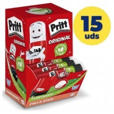 CAJA DE PEGAMENTO EN BARRA PRITT 22G/15 UDS