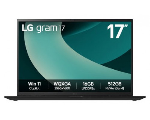 PORTATIL LG GRAM U7-255H 32GB 1TB 17" WQXGA W11H