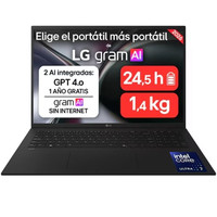 LG 17ZD90TL-G.AX85BN U7-258V 32GB 512GB DOS 17"-188IA LG 17ZD90TL-G.AX85BN U7-258V 32GB 512GB DOS 17"