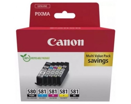 Canon Cartucho Multipack PGI-580/CLI-581