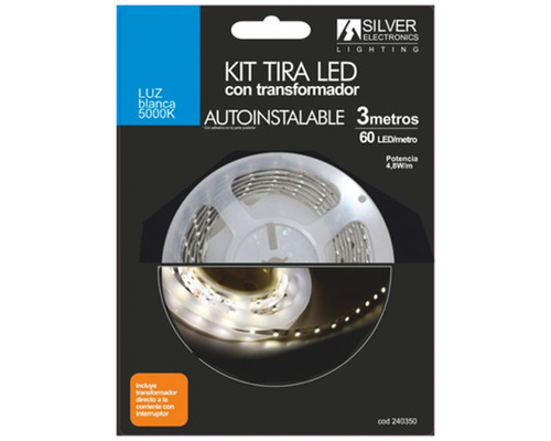 Kit tira led silver electronics 300-MR4 Kit tira led silver electronics 300
