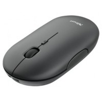 RATON OPTICO WIRELESS RECARGABLE PUCK NEGRO TRUST