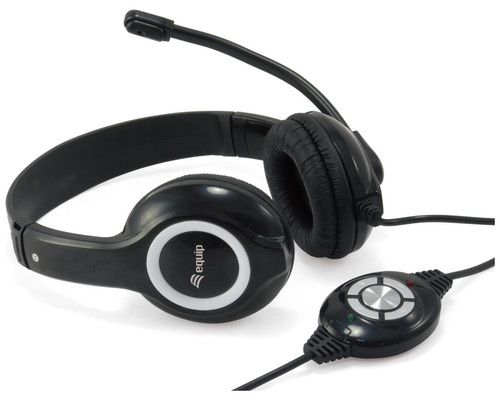 Auriculares usb equip 245301 negro-MR3 Auriculares usb equip 245301 negro