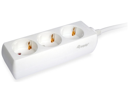 Regleta equip con 3 tomas cable-MR1 Regleta equip con 3 tomas cable