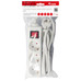 Regleta equip con 3 tomas cable-MR1 Regleta equip con 3 tomas cable