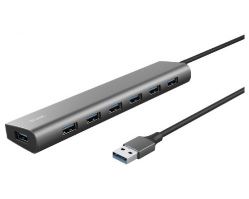 HUB HALYX ALUMINIUM USB-A 3.2 Gen 1 CON 7 PUERTOS USB-A TRUST