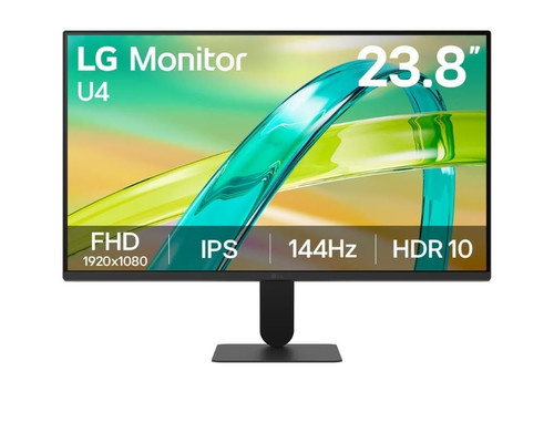 LG 24U411B-B monitor 23.8" FHD 144hz 1ms HDMI VGA-IA16 LG 24U411B-B monitor 23.8" FHD 144hz 1ms HDMI VGA
