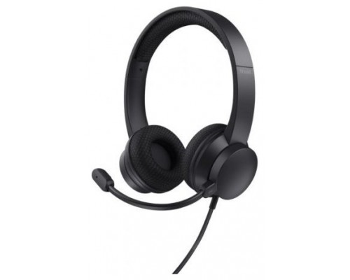 AURICULAR AYDA USB-ENC NEGRO TRUST