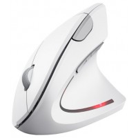 RATON OPTICO ERGONOMICO VERTICAL VERTO WIRELESS BLANCO TRUST