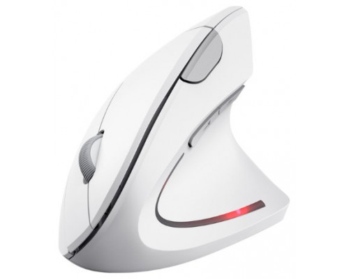 RATON OPTICO ERGONOMICO VERTICAL VERTO WIRELESS BLANCO TRUST