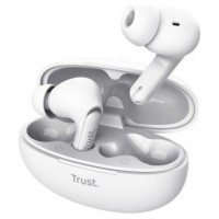 AURICULAR DE BOTON WIRELESS YAVI ENC BLANCO TRUST