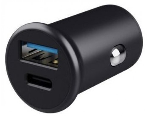 CARGADOR USB COCHE MAXO PD 38W USB-C + USB-A NEGRO TRUST