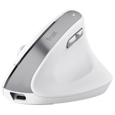 RATON OPTICO WIRELESS ERGONOMICO VERTICAL BAYO II BLANCO TRUST