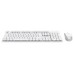 KIT TECLADO + RATON WIRELESS SILENCIOSO ODY II BLANCO TRUST