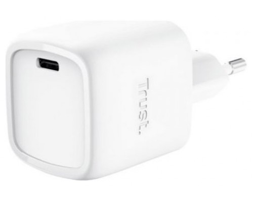 CARGADOR PARED/VIAJE USB-C 30W MAXO BLANCO TRUST