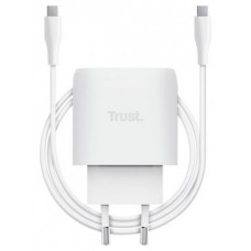 CARGADOR PARED/VIAJE USB-C 45W MAXO BLANCO TRUST