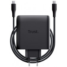 CARGADOR PARED/VIAJE 2xUSB-C 100W MAXO NEGRO TRUST