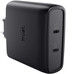 CARGADOR PARED/VIAJE 2xUSB-C 100W MAXO NEGRO TRUST