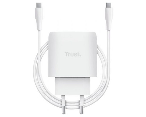 CARGADOR PARED/VIAJE USB-C 45W MAXO BLANCO TRUST