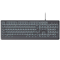 TECLADO PRIMO CON ILUMINACION NEGRO TRUST-6AA TECLADO PRIMO CON ILUMINACION NEGRO TRUST