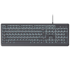 TECLADO PRIMO CON ILUMINACION NEGRO TRUST-AA6 TECLADO PRIMO CON ILUMINACION NEGRO TRUST