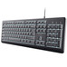 TECLADO PRIMO CON ILUMINACION NEGRO TRUST