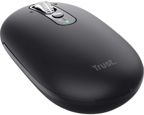 RATON OPTICO WIRELESS FINO SERON NEGRO TRUST