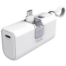 POWER BANK PACTO 5000mAh BLANCO TRUST-AA13 POWER BANK PACTO 5000mAh BLANCO TRUST
